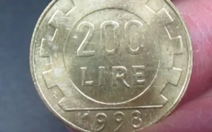 Moneta da 200 lire del 1978, esemplare raro dal valore superiore ai 600 euro.