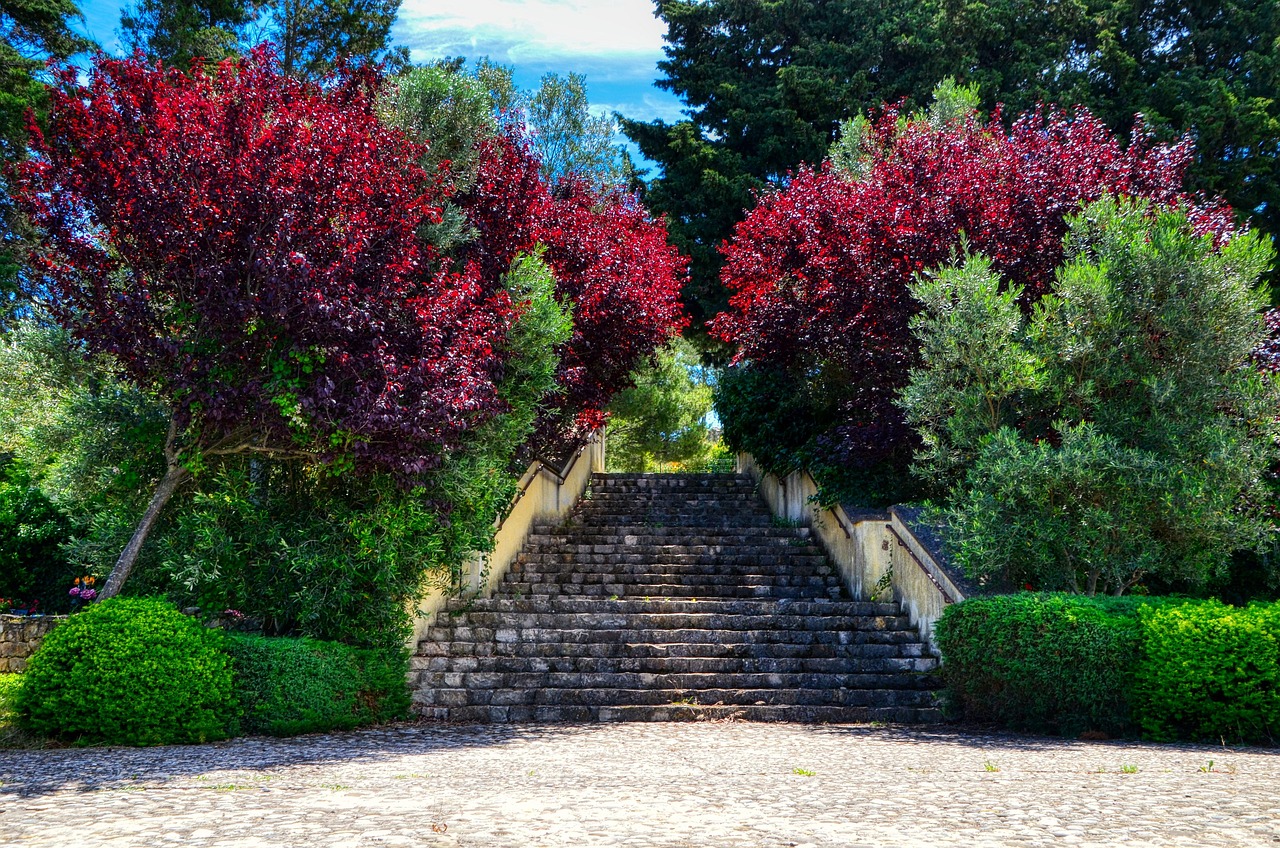 Giardino segreto vicino a Roma con fiori multicolori e rigogliose piante.
